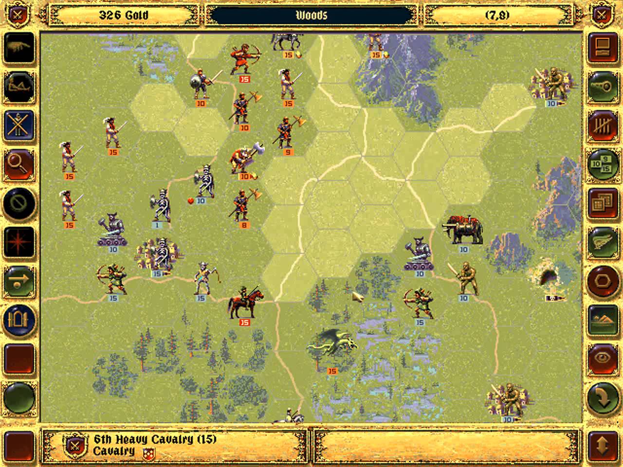 History generation in game. Фэнтези Дженерал 2. Фэнтези стратегии. Fantasy General 1996. Генерал фэнтези.