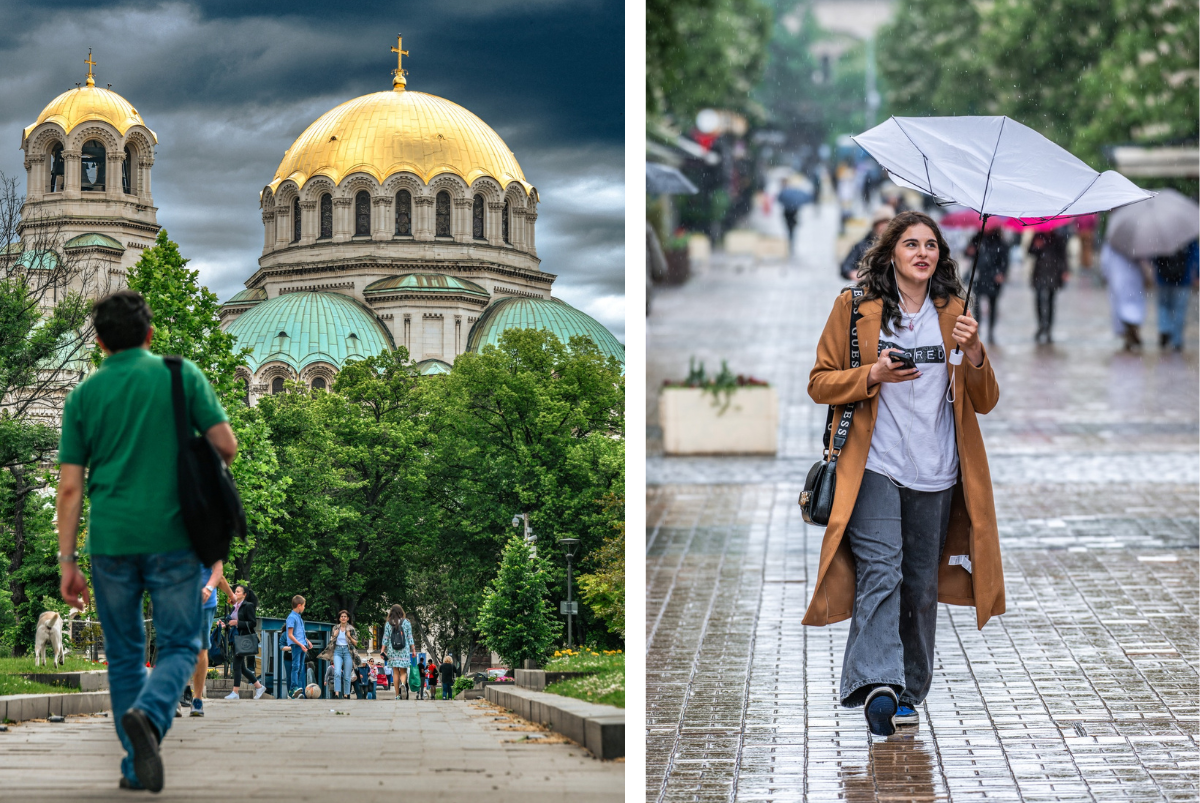 Чадърът и градът – вечните слушатели на тъги