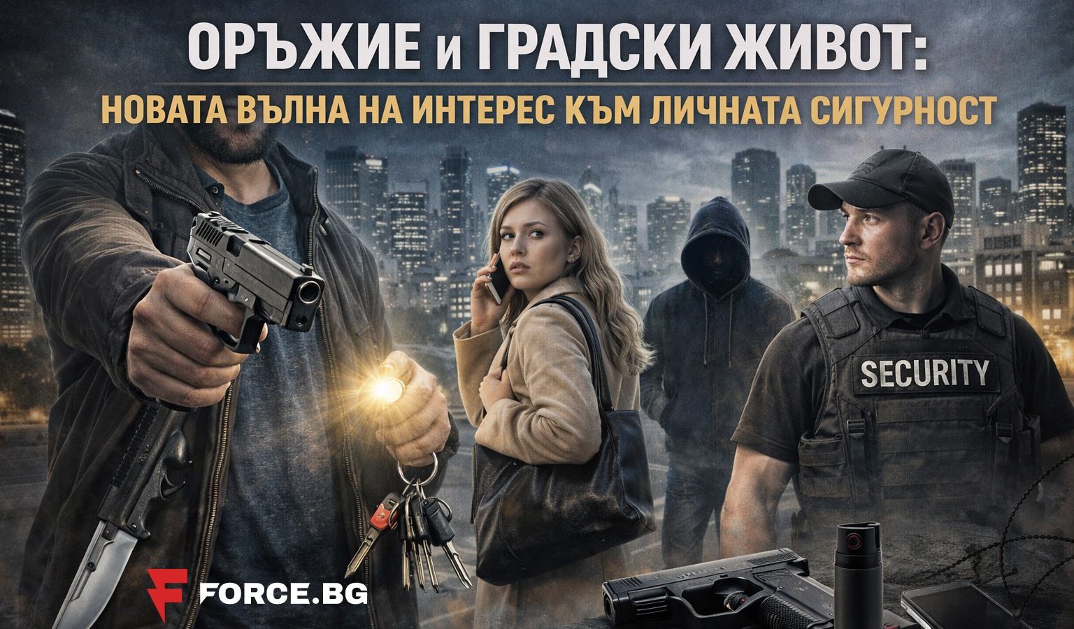 Оръжие и градски живот: новата вълна на интерес към личната сигурност