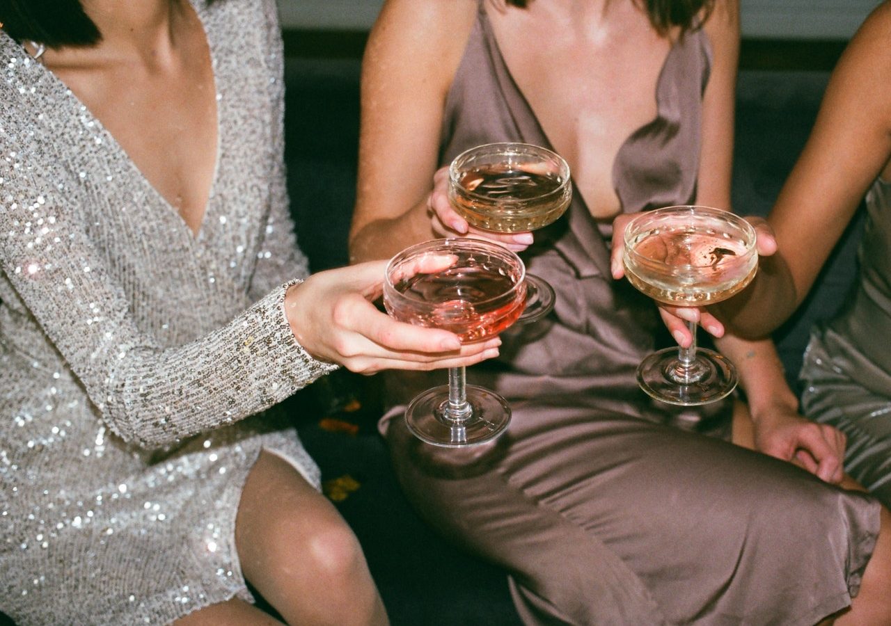 girls having cocktails