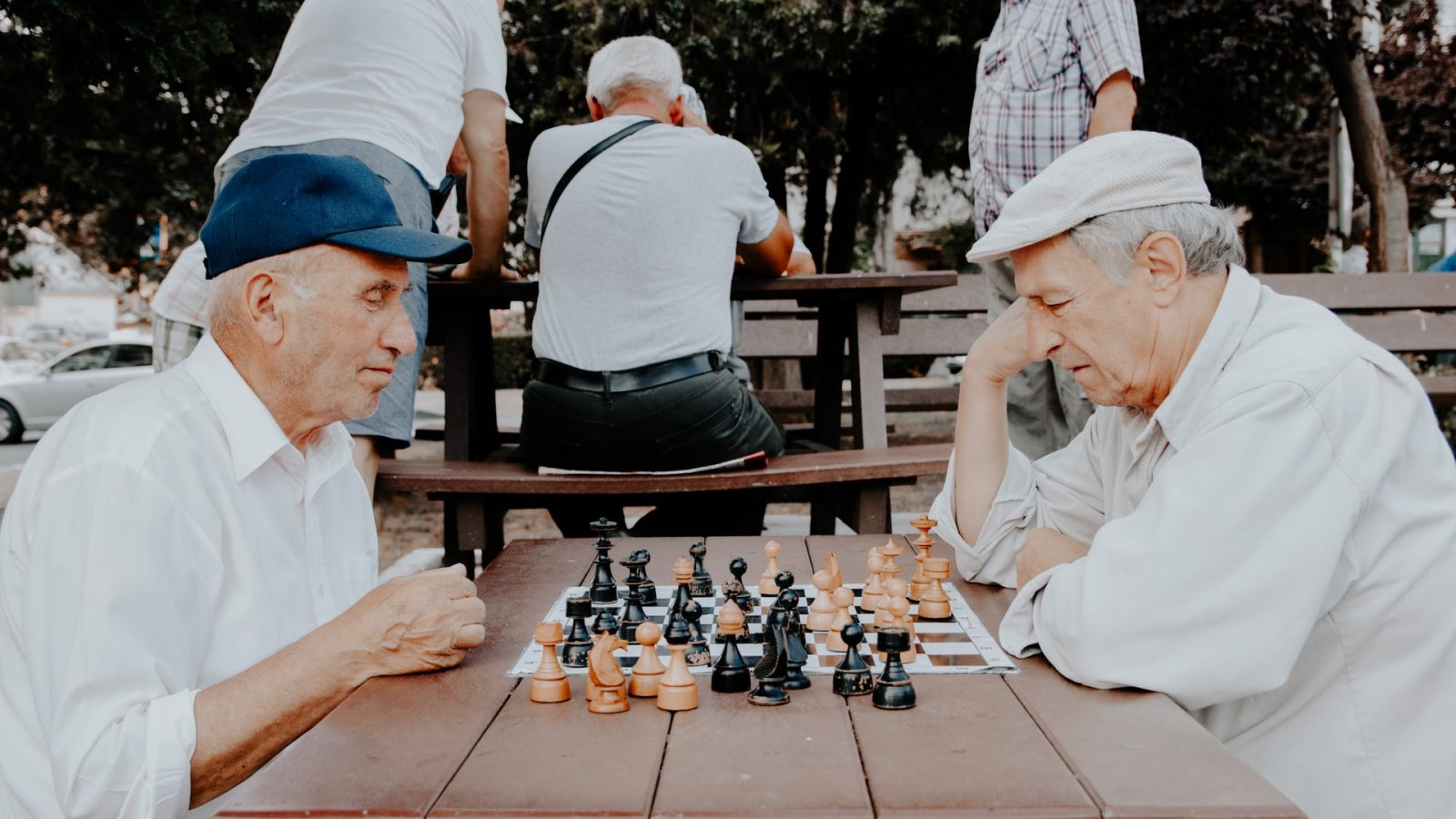 grandpas playing chess
